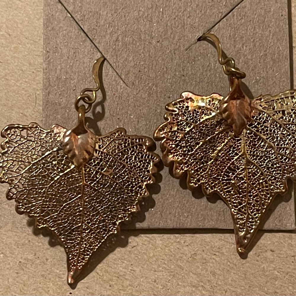 Leaf earings